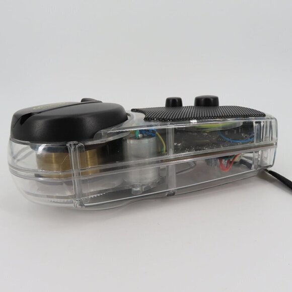 Freeplay Self Powered Crank Radio 360 Clear Plastic AM FM Tested WORKS See Video - Picture 10 of 12